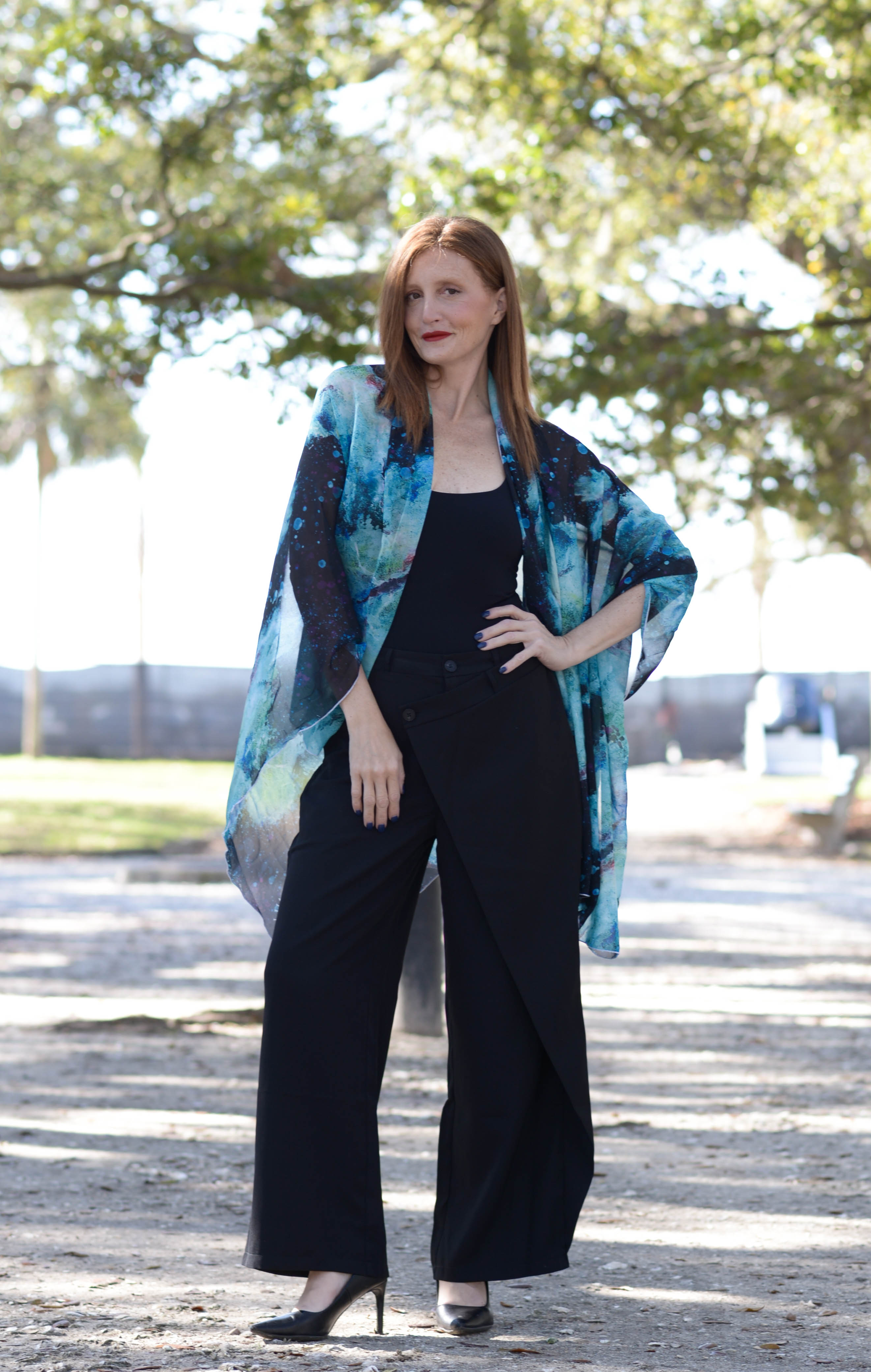 Transformation Scarf / Sarong by Sarah Camille Art