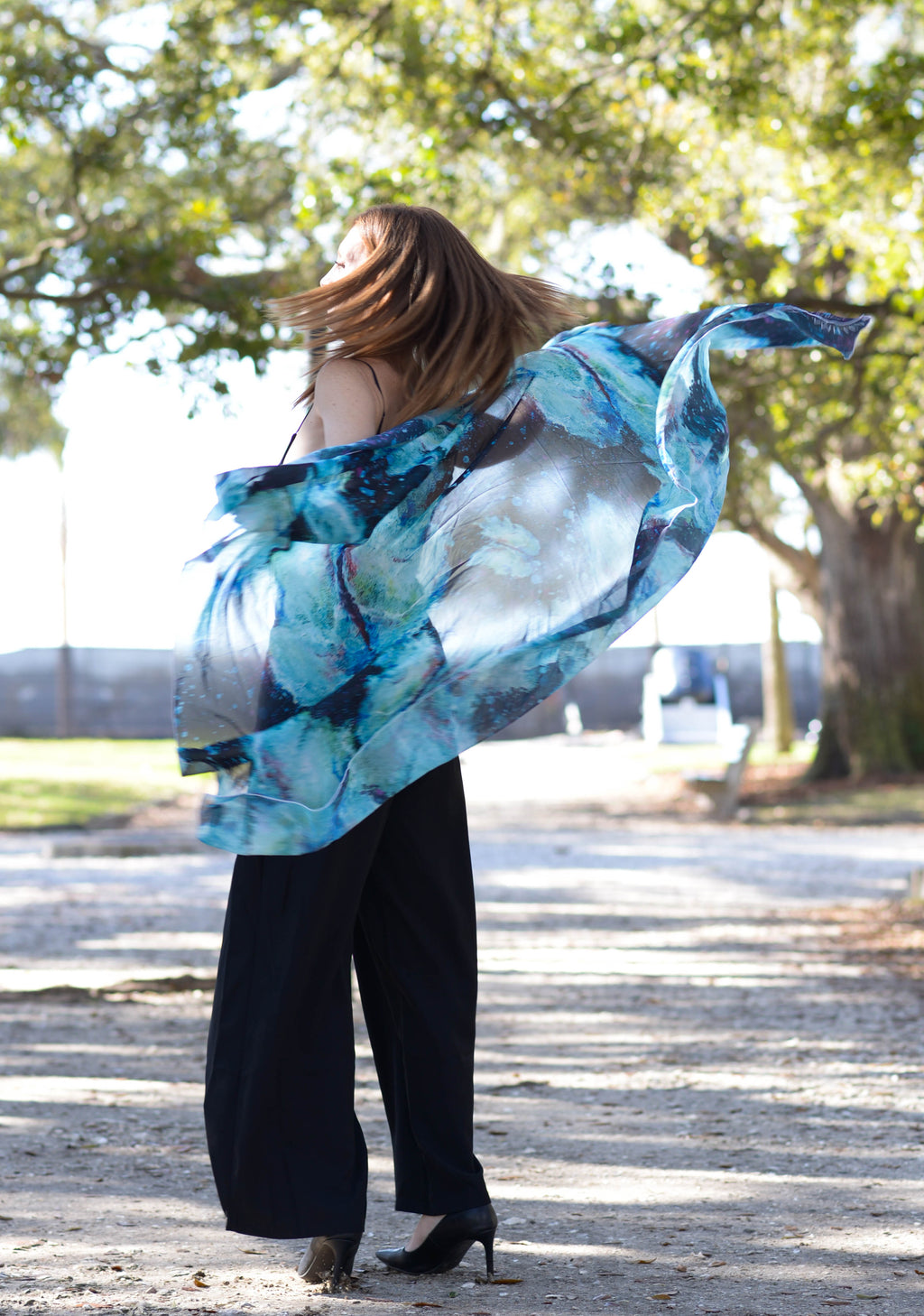 Transformation Scarf / Sarong by Sarah Camille Art
