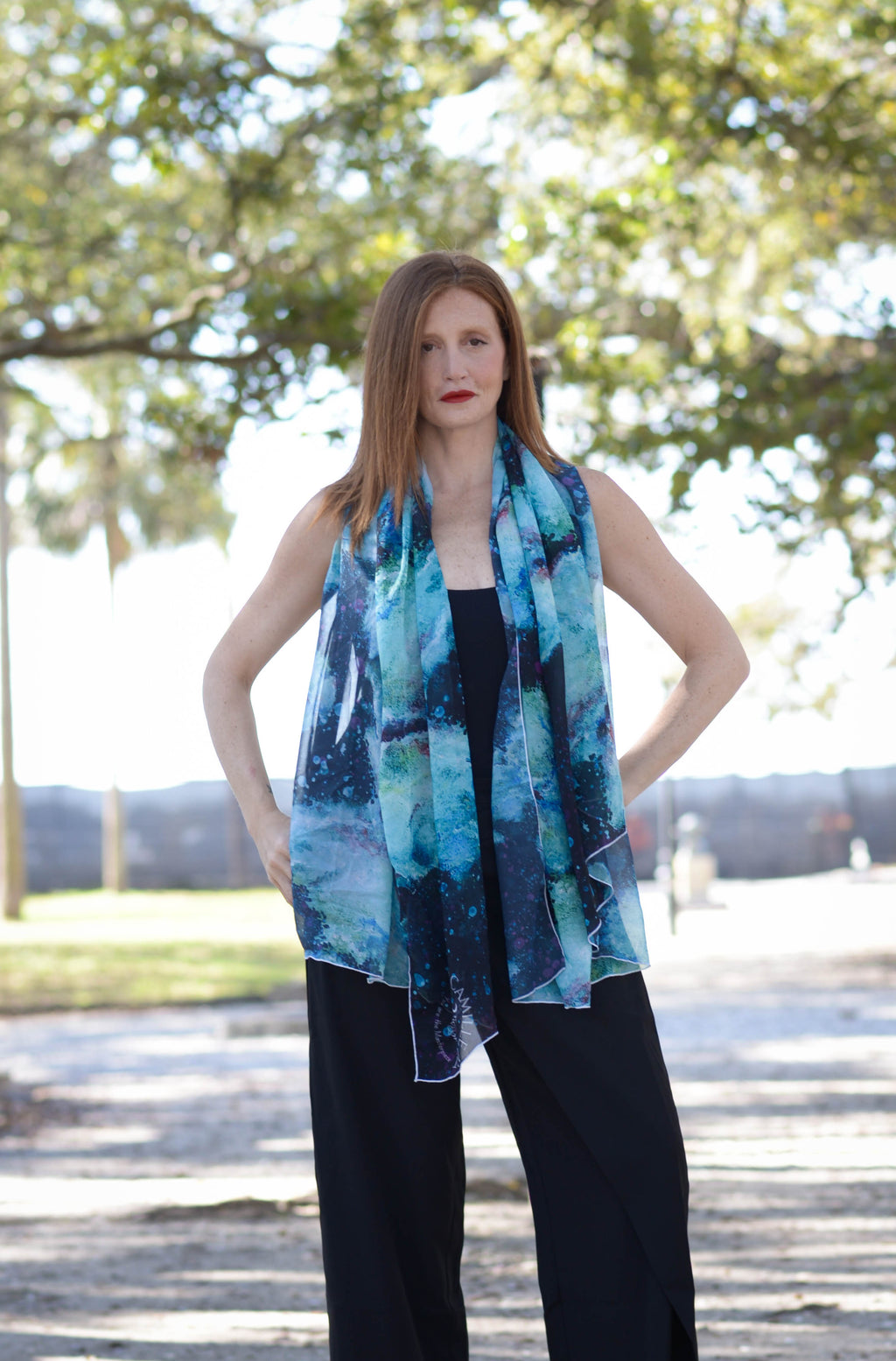 Transformation Scarf / Sarong by Sarah Camille Art
