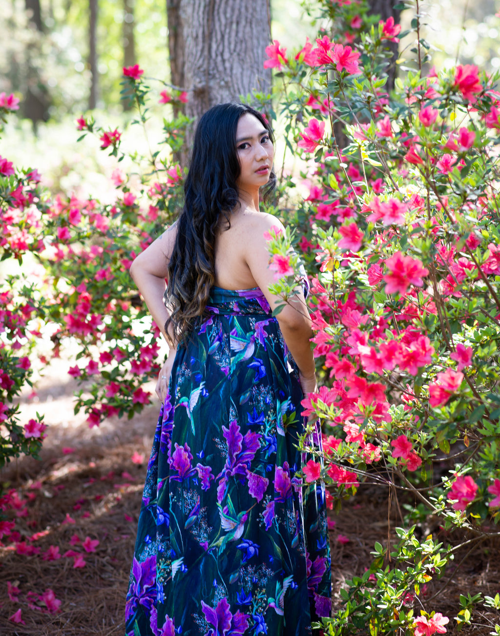 Hummingbird Wrap Skirt/Dress