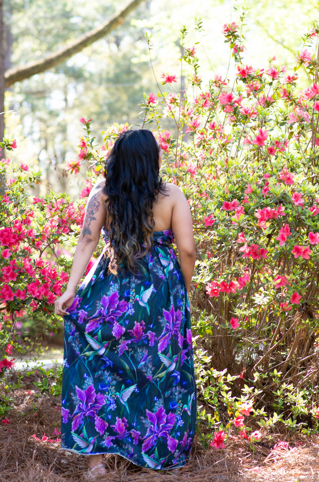 Hummingbird Wrap Skirt/Dress