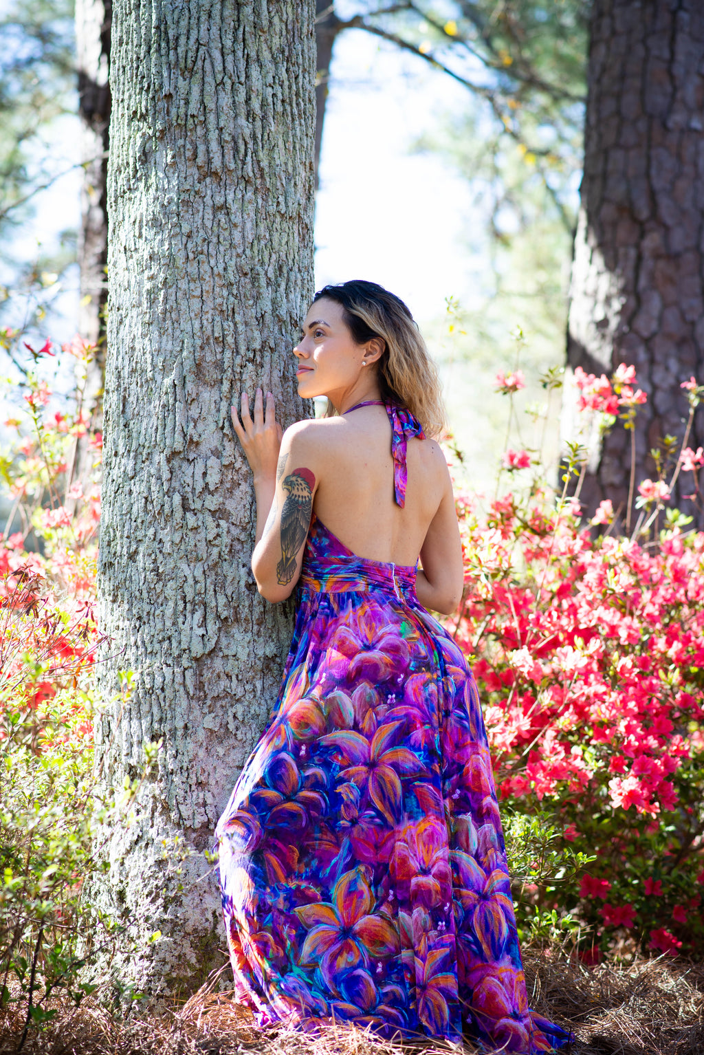Flourish Bamboo Halter Dress