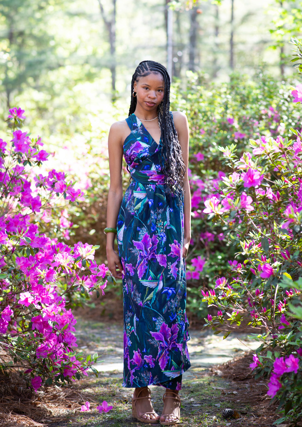Hummingbird Wrap Skirt/Dress