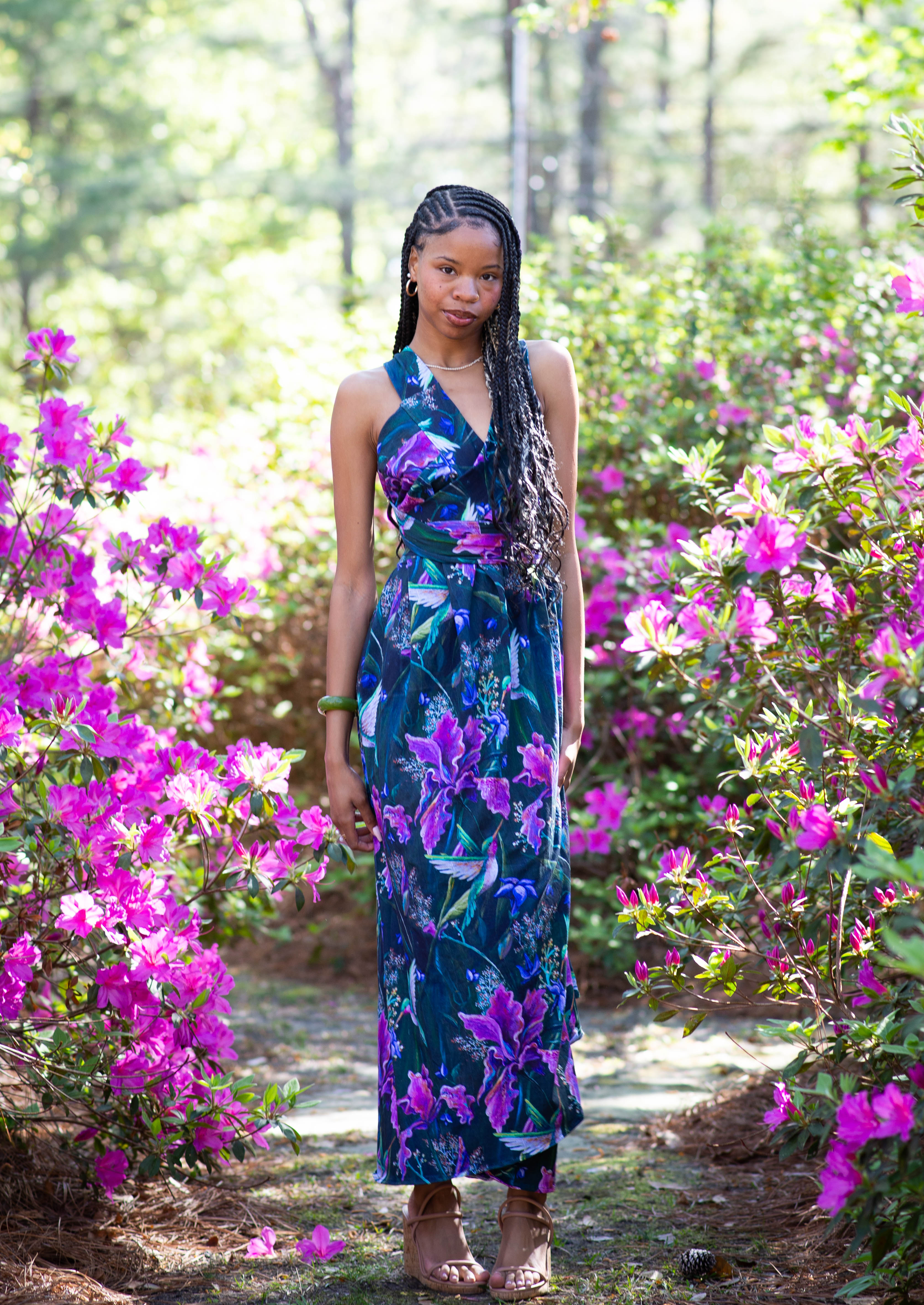 Hummingbird Wrap Skirt/Dress