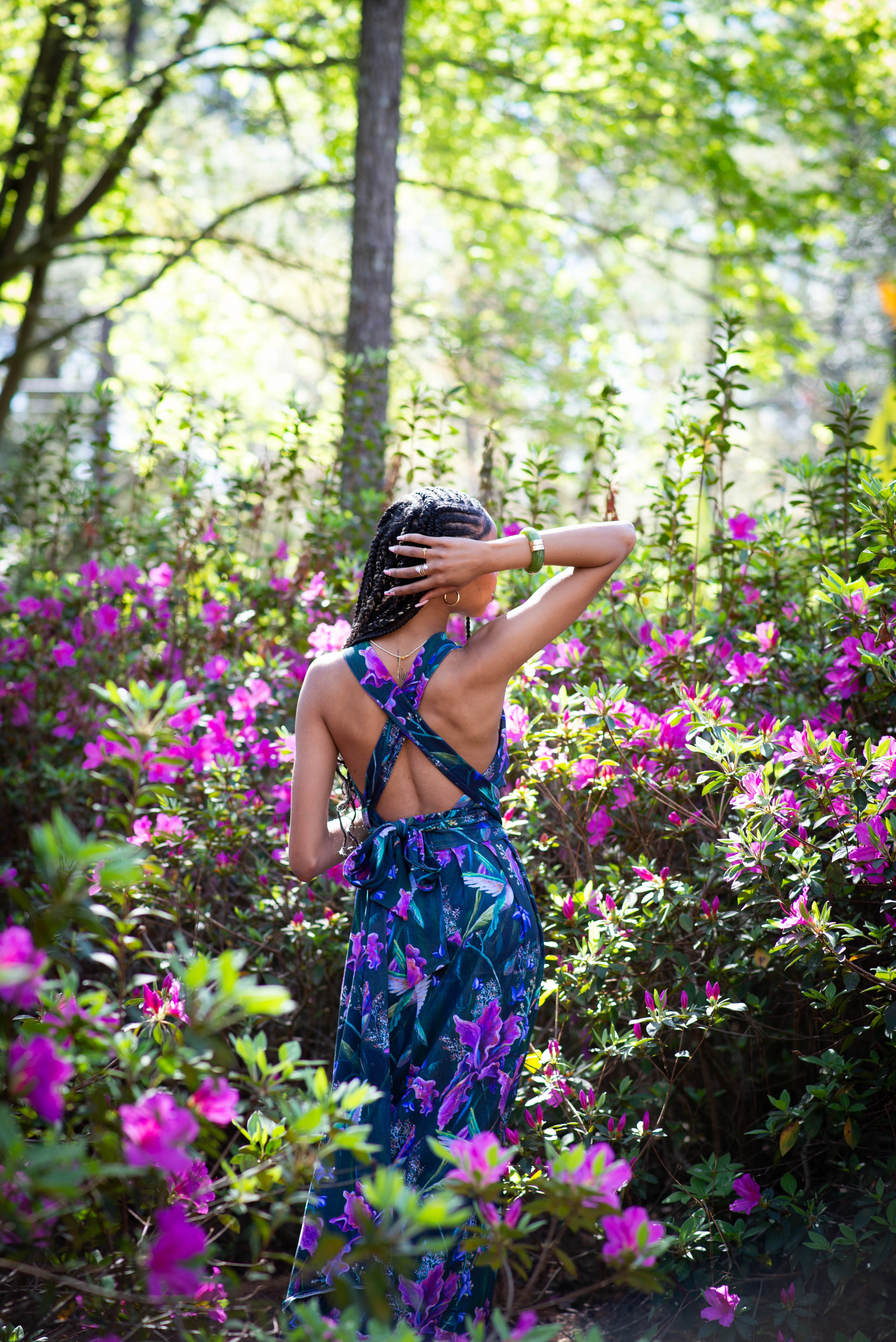 Hummingbird Wrap Skirt/Dress