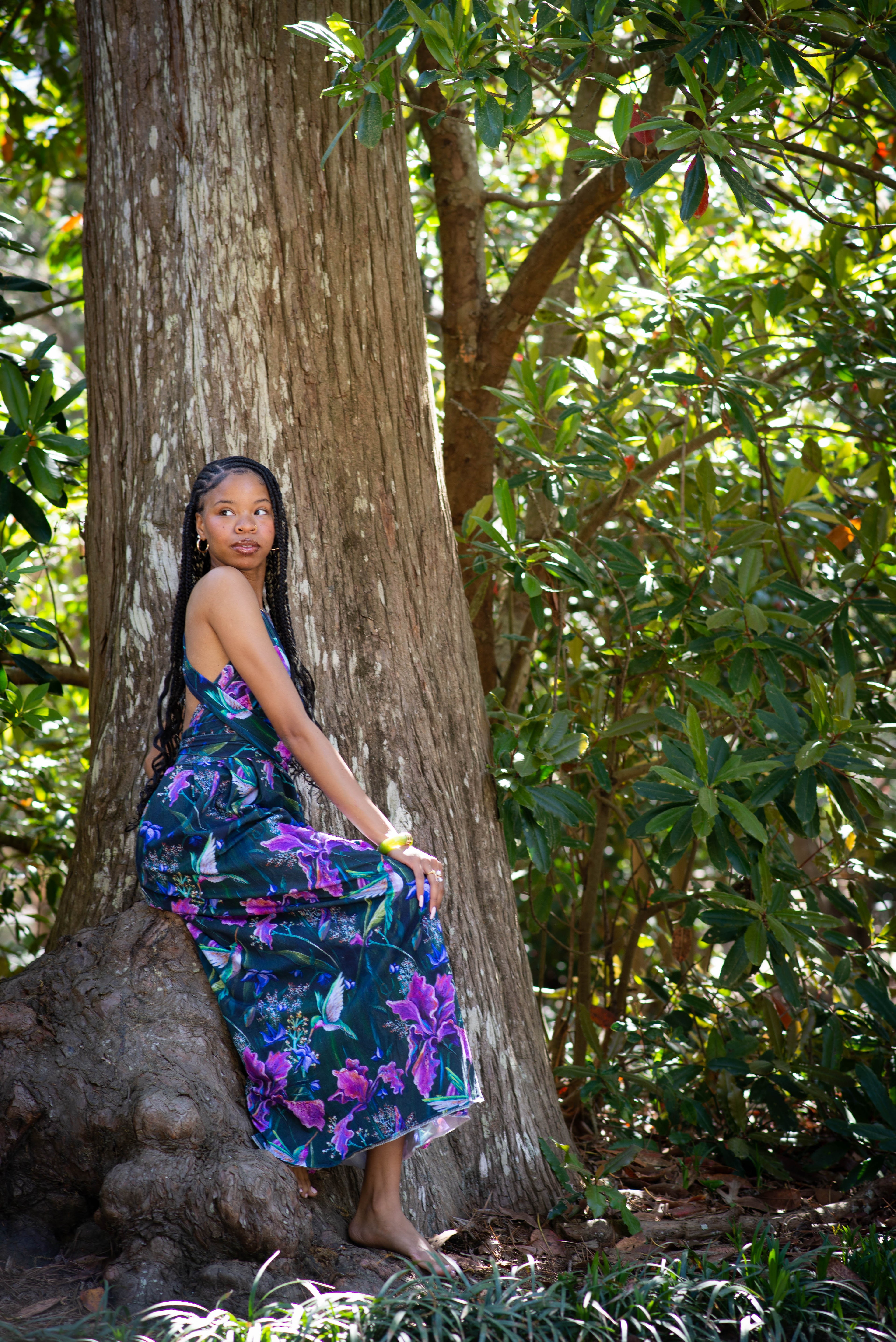 Hummingbird Wrap Skirt/Dress
