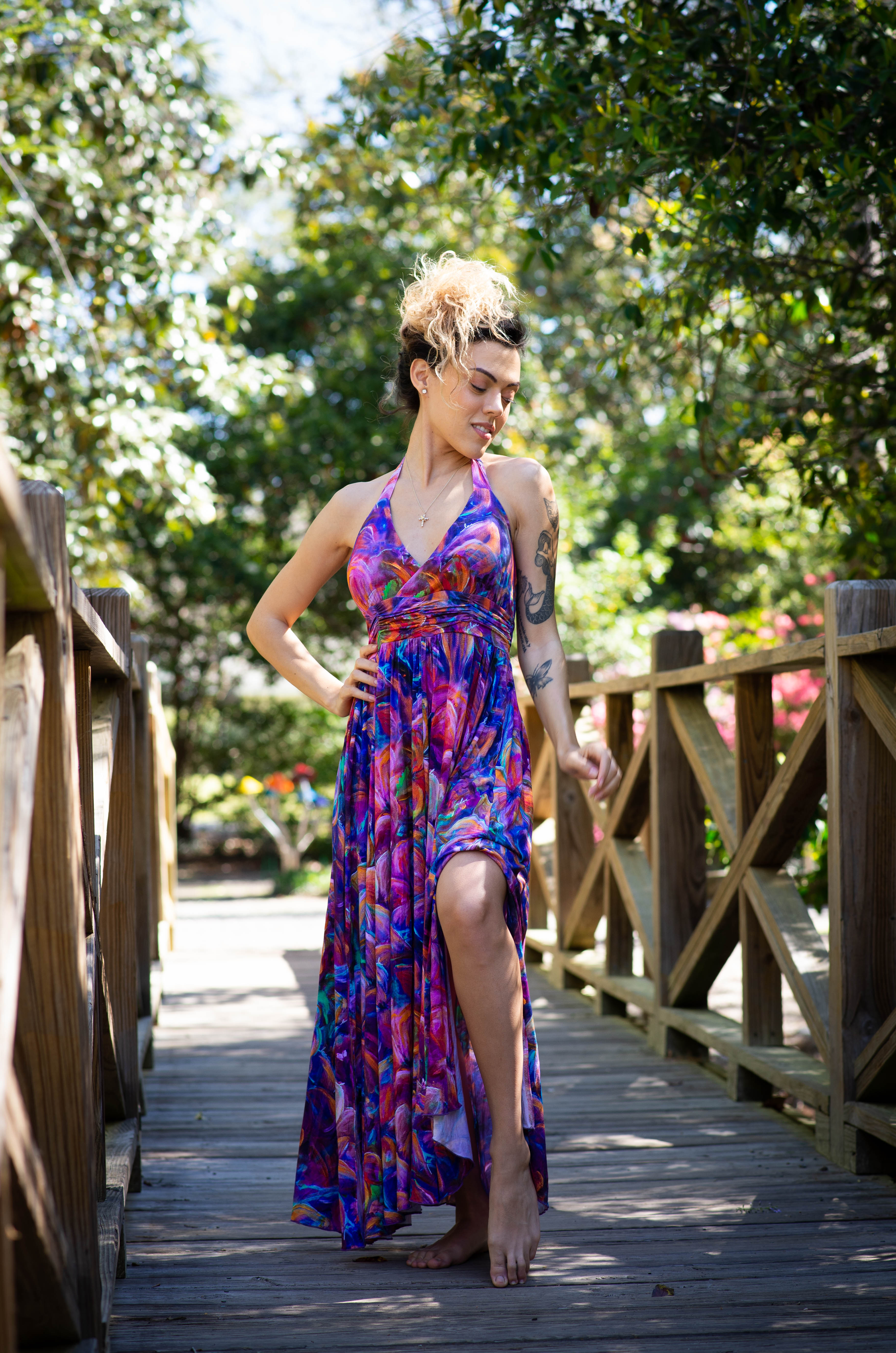 Flourish Bamboo Halter Dress