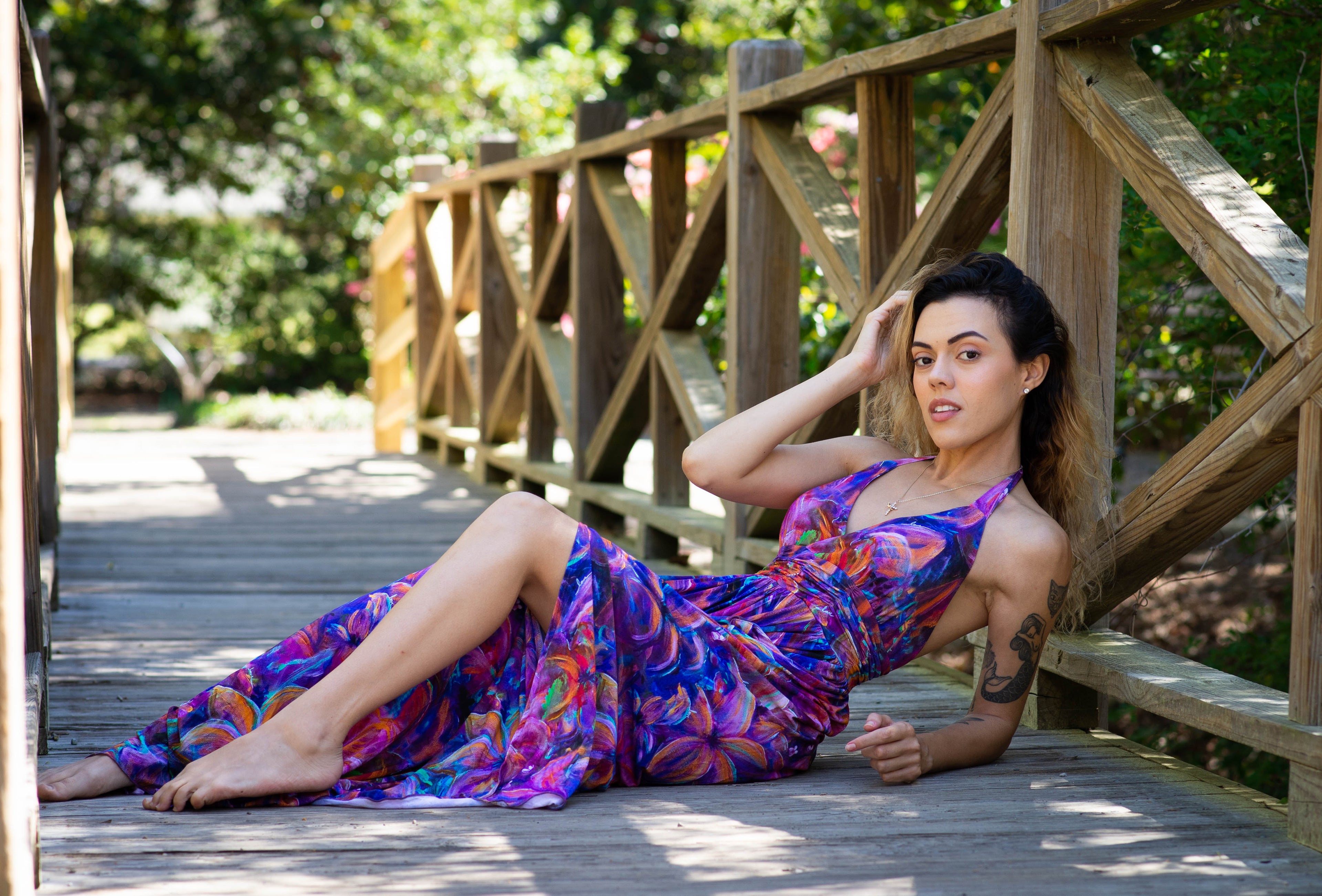 Flourish Bamboo Halter Dress