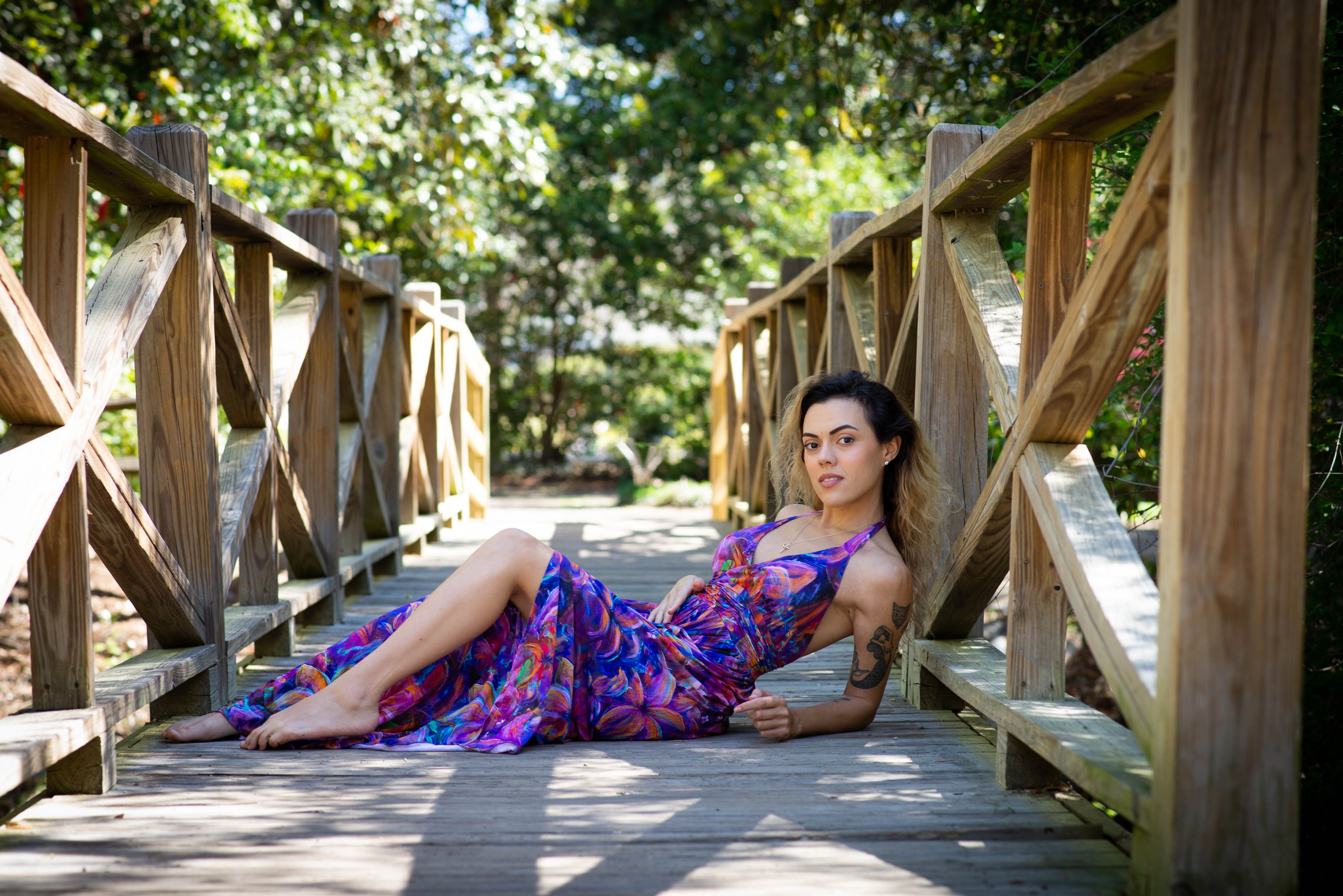 Flourish Bamboo Halter Dress