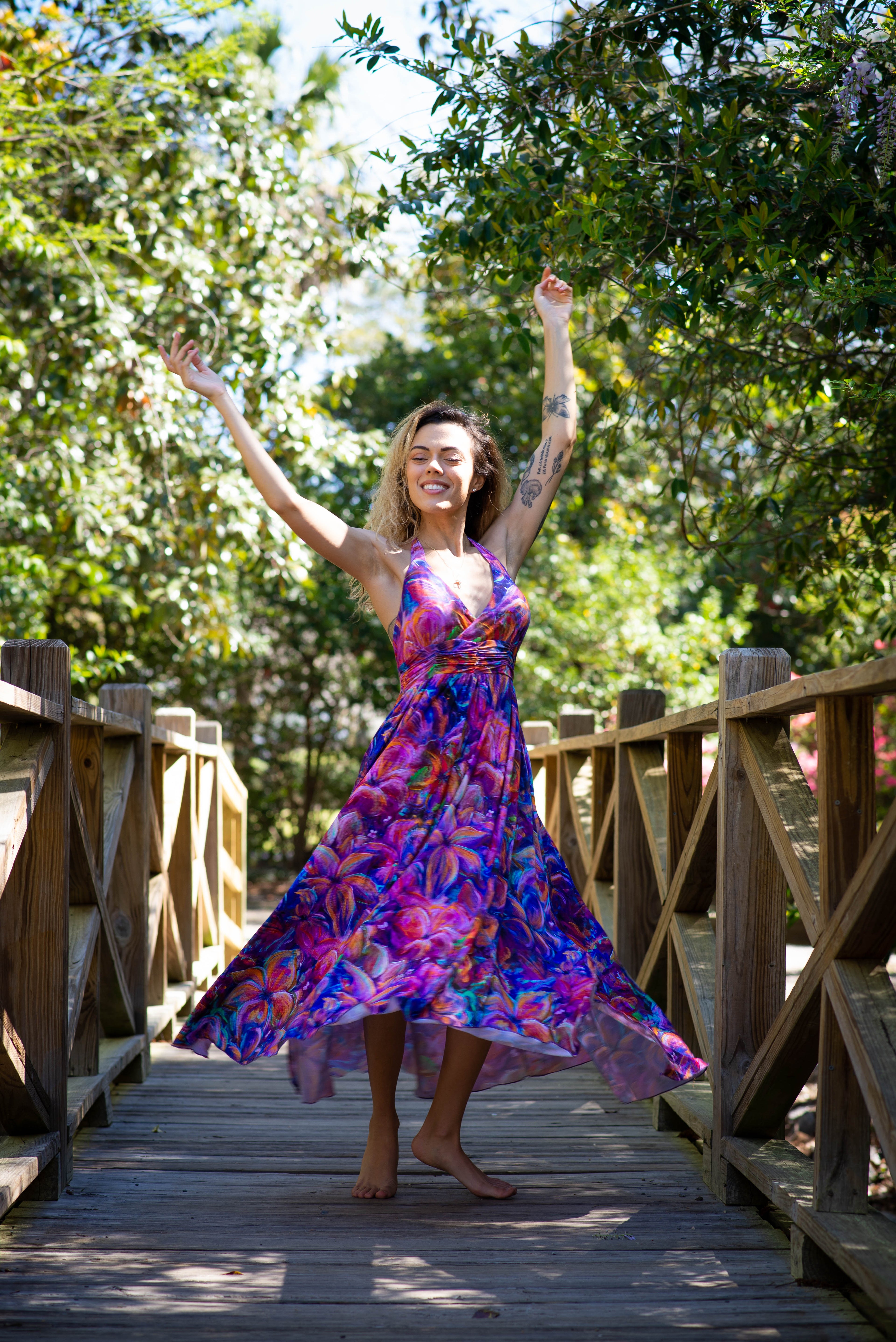 Flourish Bamboo Halter Dress