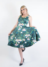 Load image into Gallery viewer, Blooming Magnolias Midi Dress
