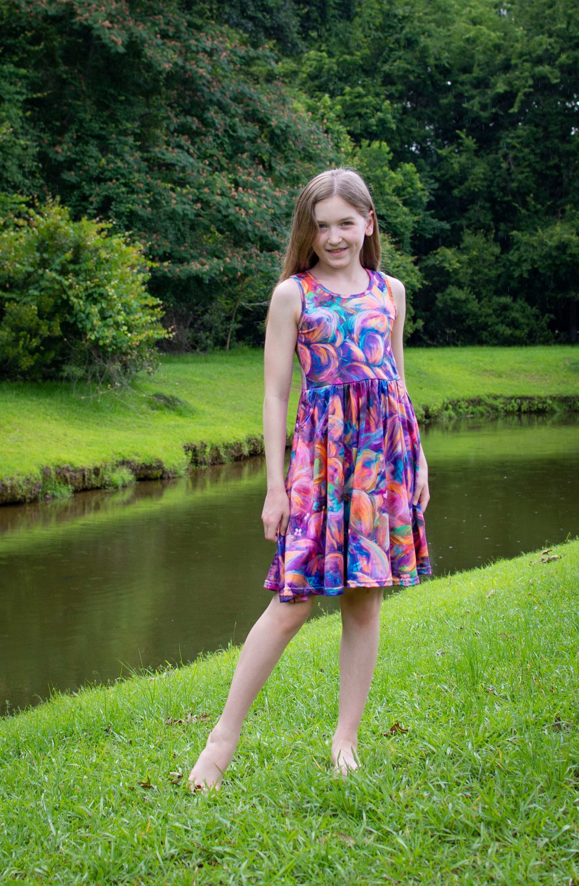 Flourish Kids Twirl Dress with Pockets