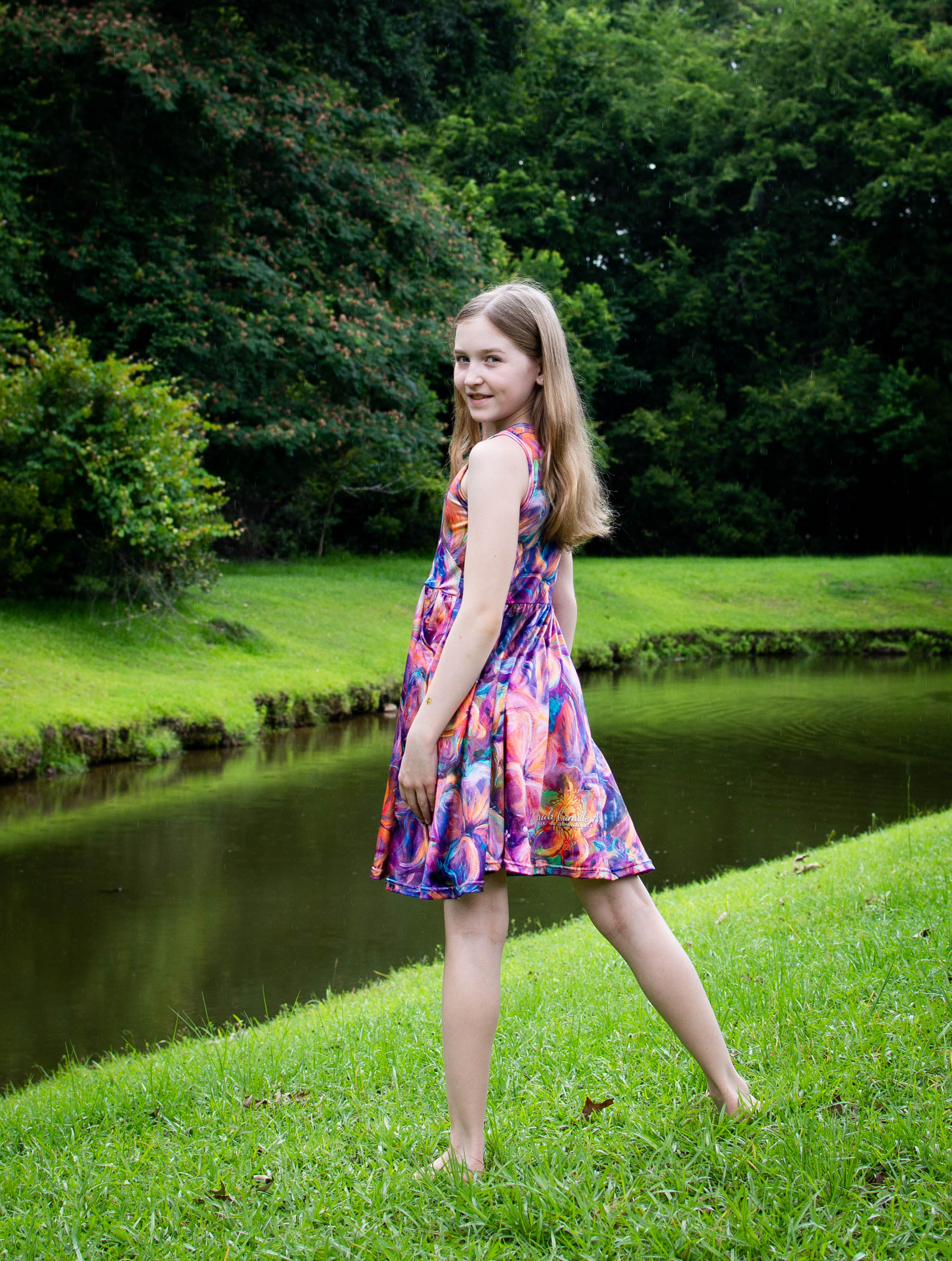 Flourish Kids Twirl Dress with Pockets