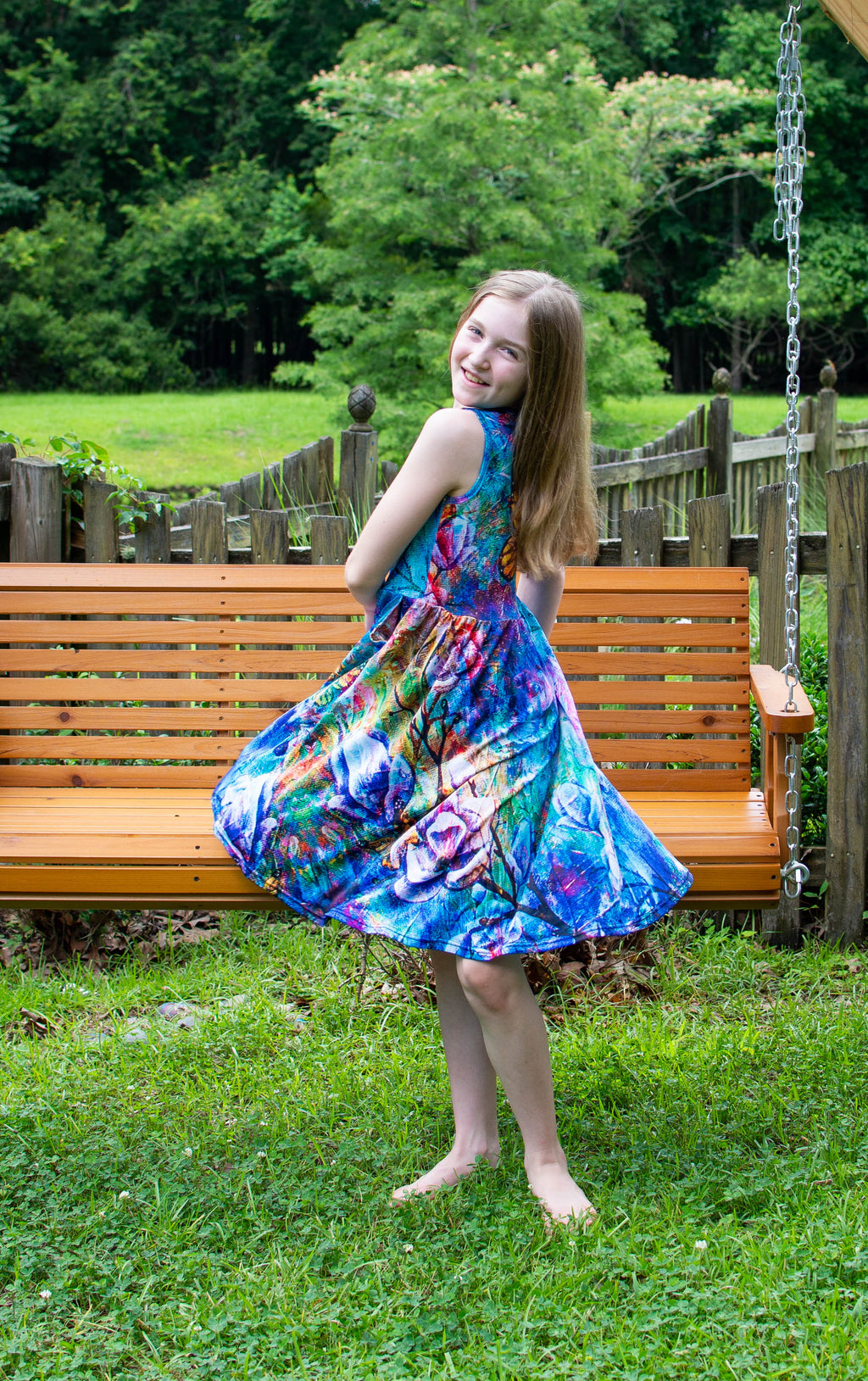 The Behold Collection Kids Twirl Dress with Pockets