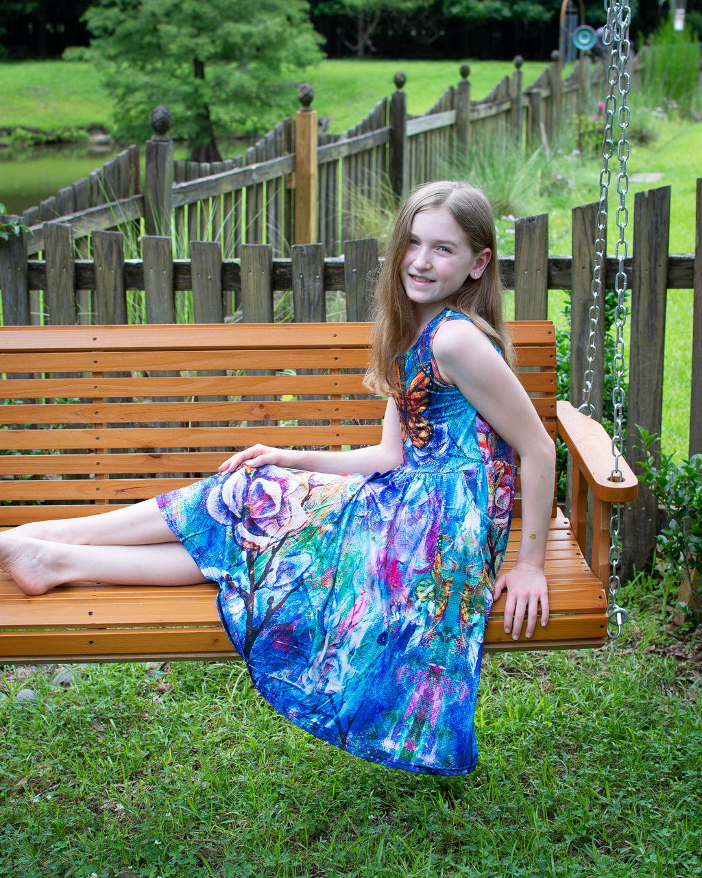 The Behold Collection Kids Twirl Dress with Pockets