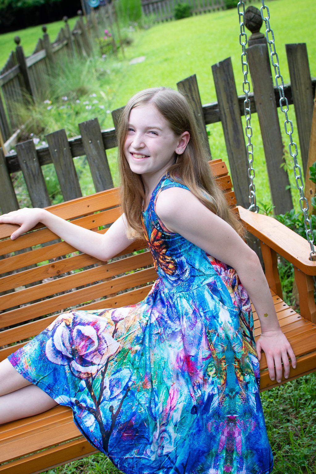 The Behold Collection Kids Twirl Dress with Pockets