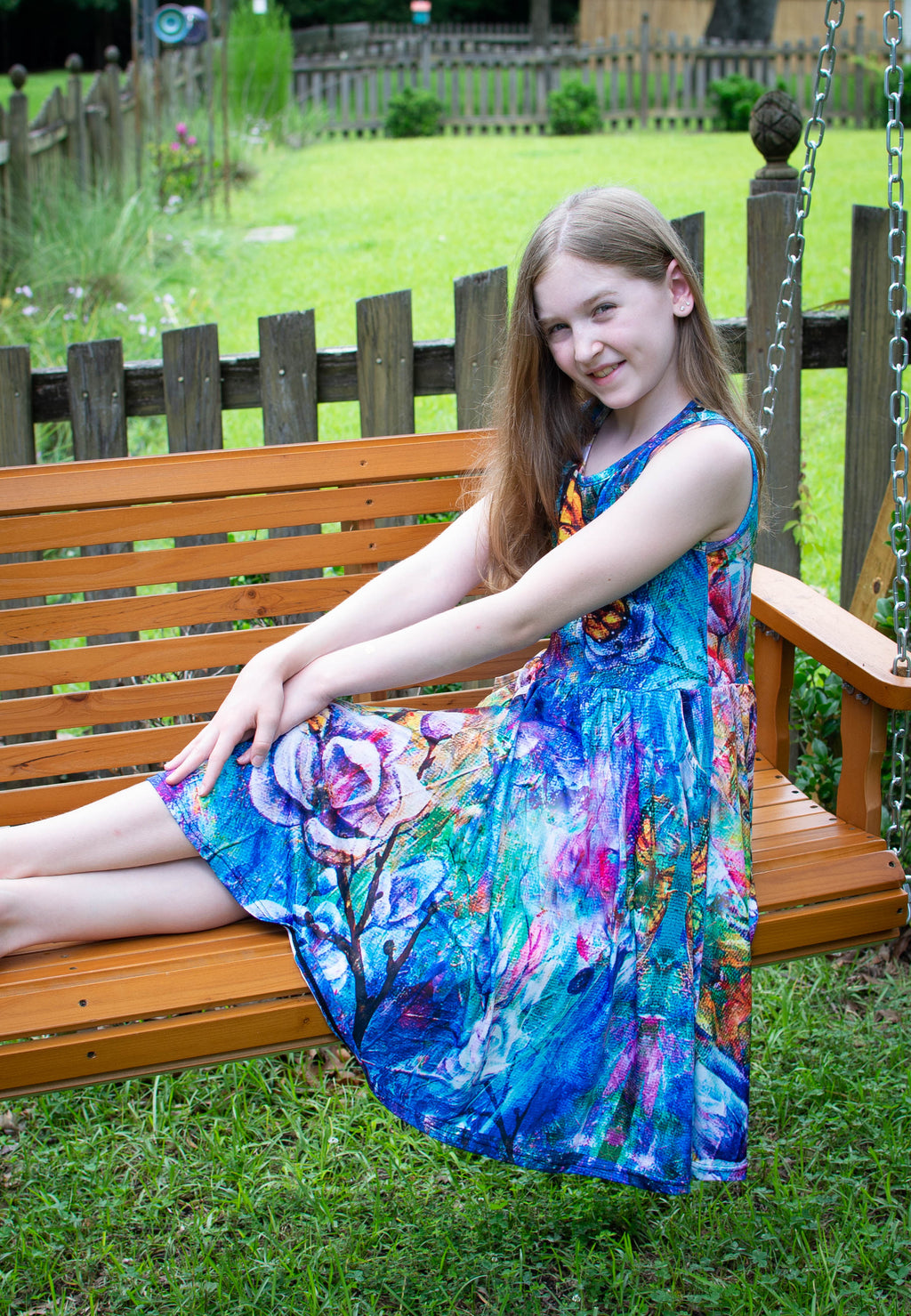 The Behold Collection Kids Twirl Dress with Pockets