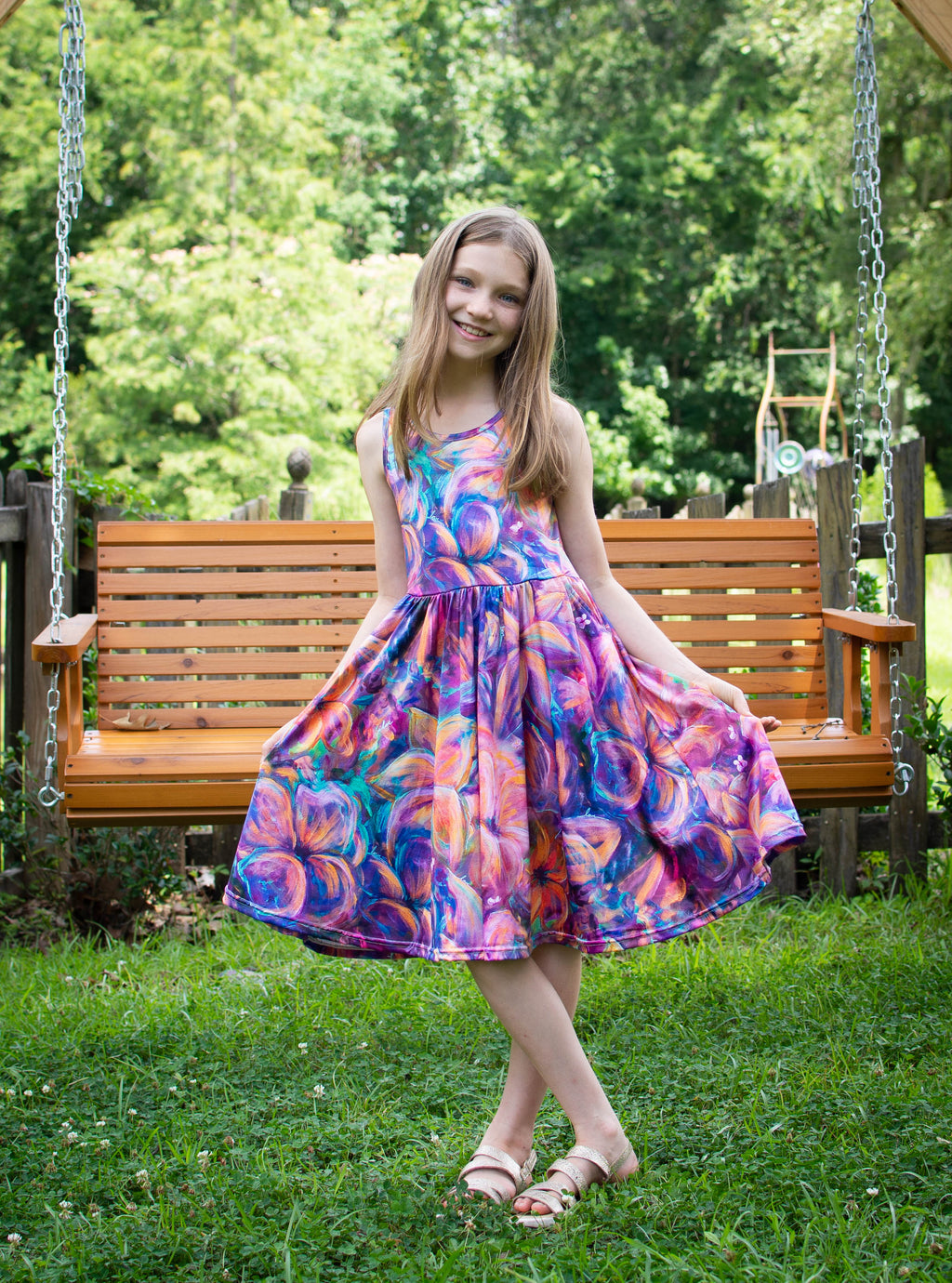 Flourish Kids Twirl Dress with Pockets