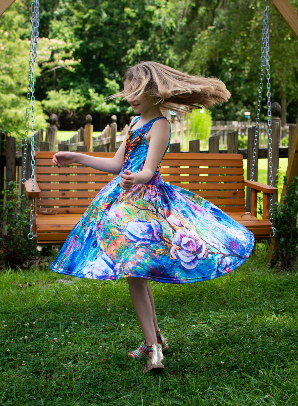 The Behold Collection Kids Twirl Dress with Pockets