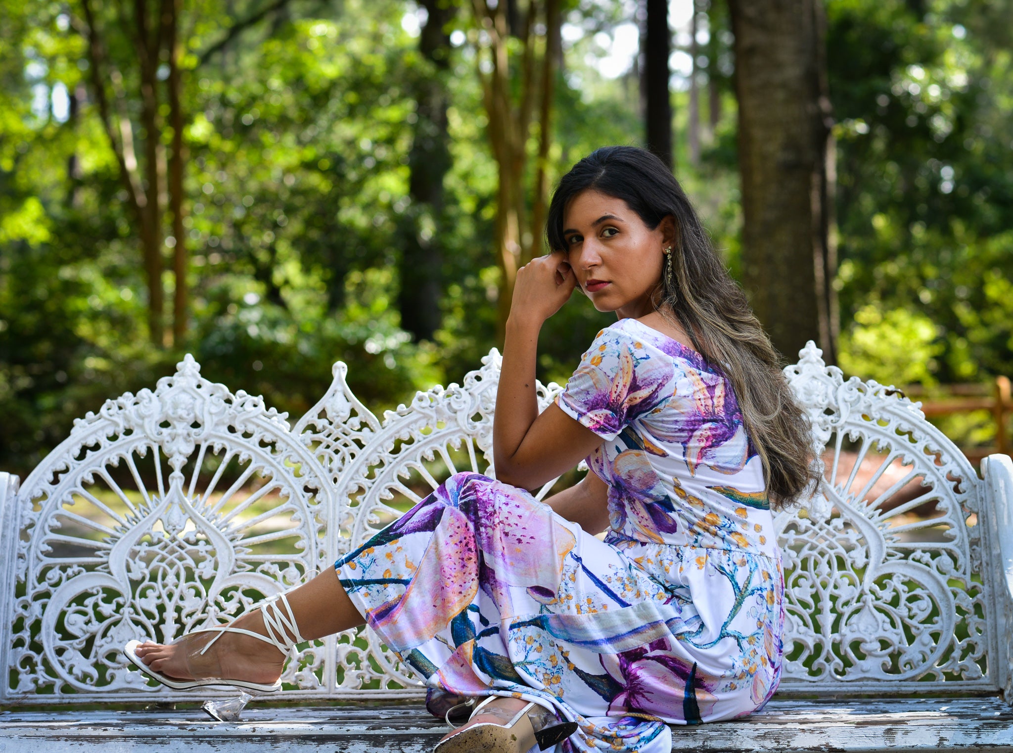 The Emerge Collection Off Shoulder Short Sleeve Dress