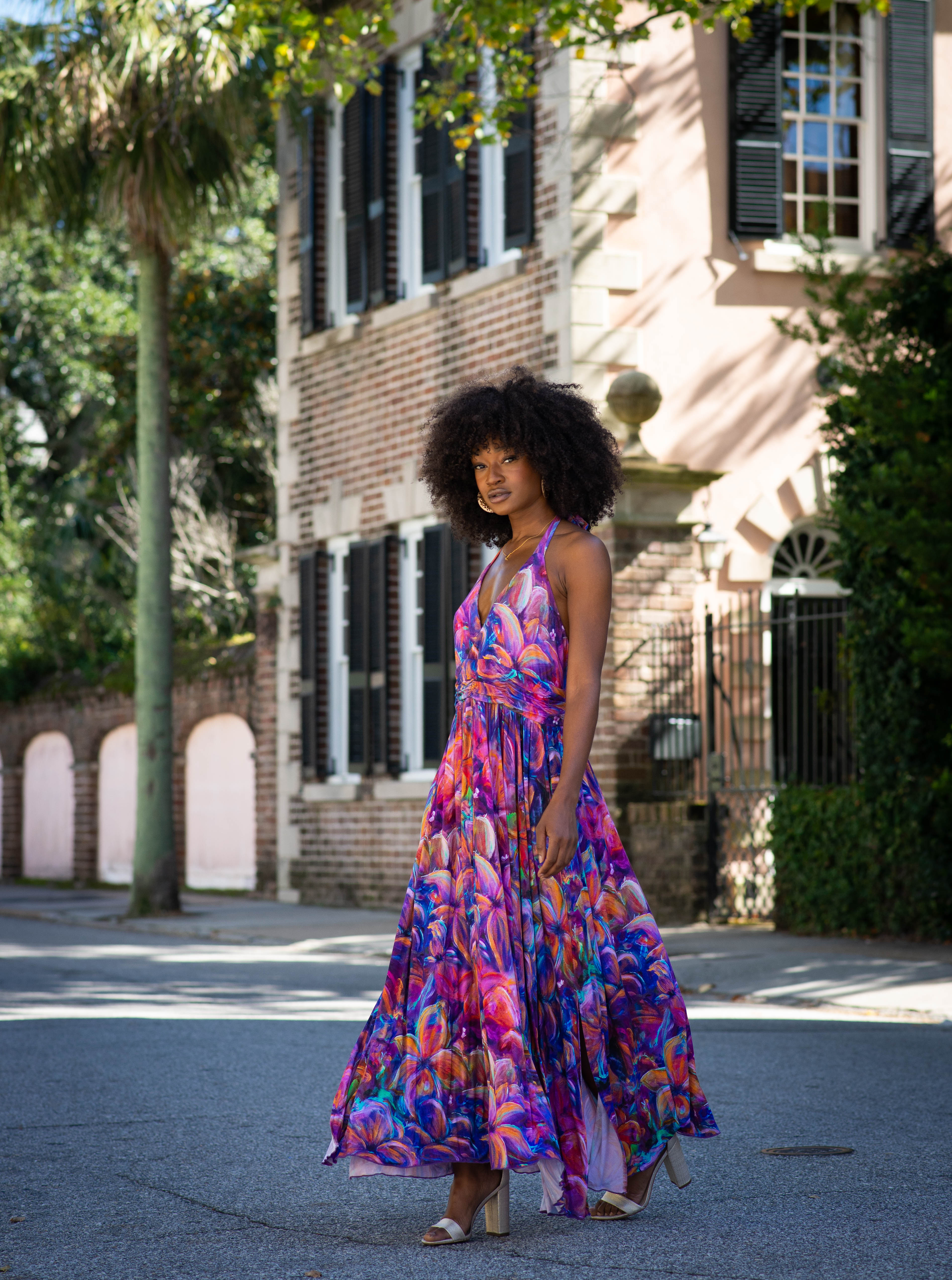 Flourish Bamboo Halter Dress