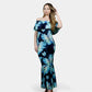 Transformation Off Shoulder Bamboo Mermaid Dress