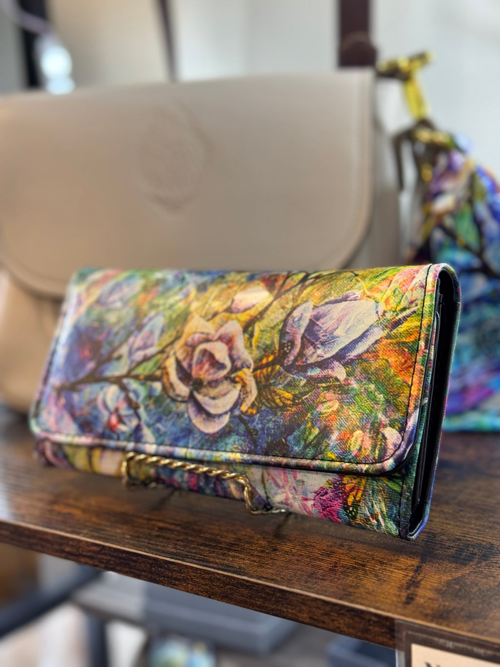 The Behold Collection Long Folding Wallet