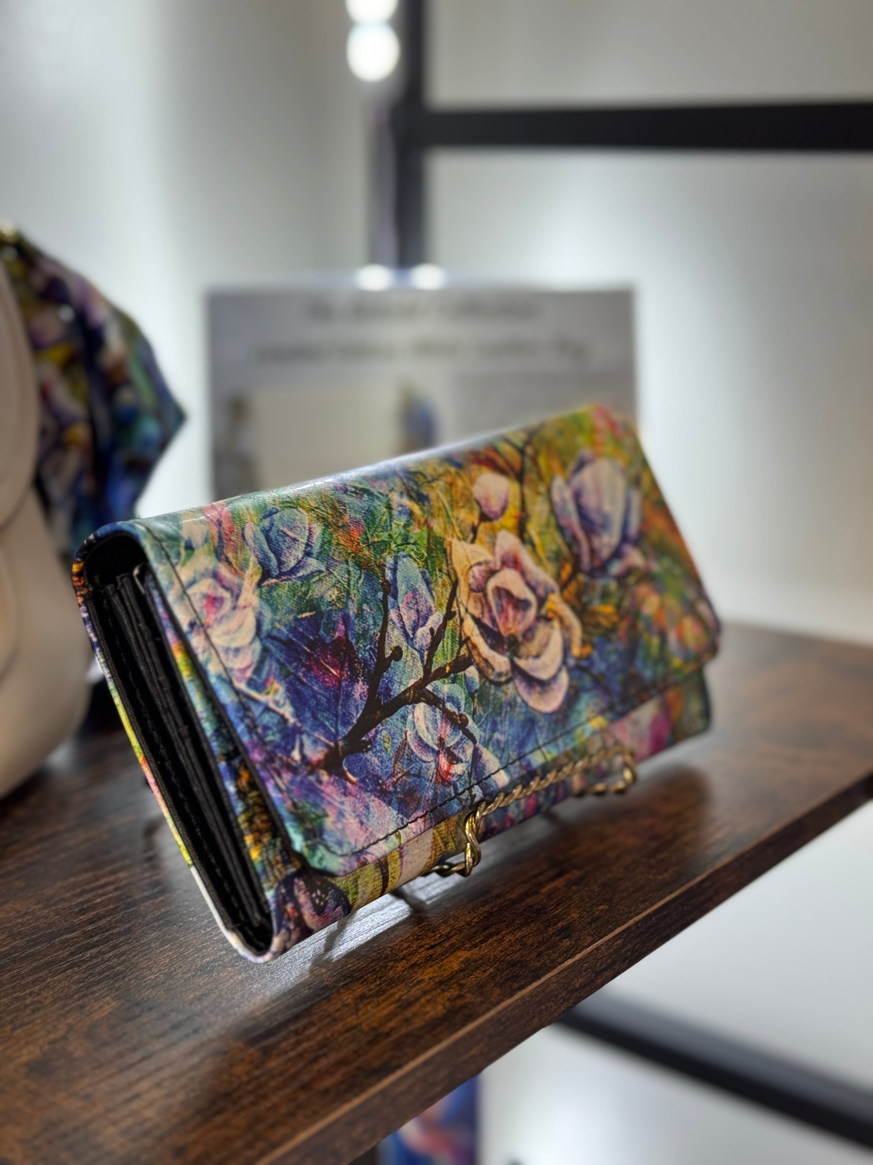 The Behold Collection Long Folding Wallet