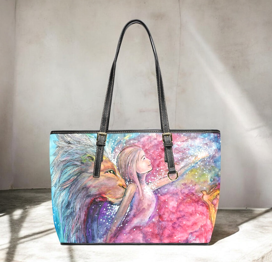 The Lions Kiss - Vegan Leather Shoulder Bag