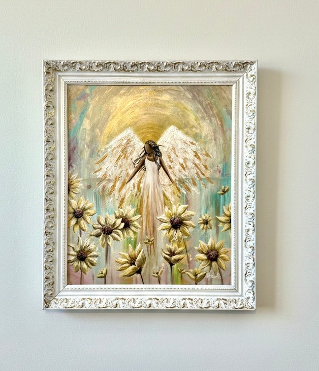 Sunflower Angel - Original Painting