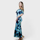Transformation Off Shoulder Bamboo Mermaid Dress