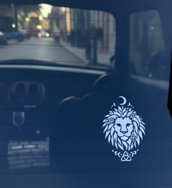 Lion Car Decal Sticker