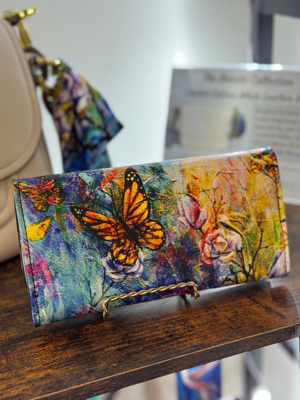 The Behold Collection Long Folding Wallet