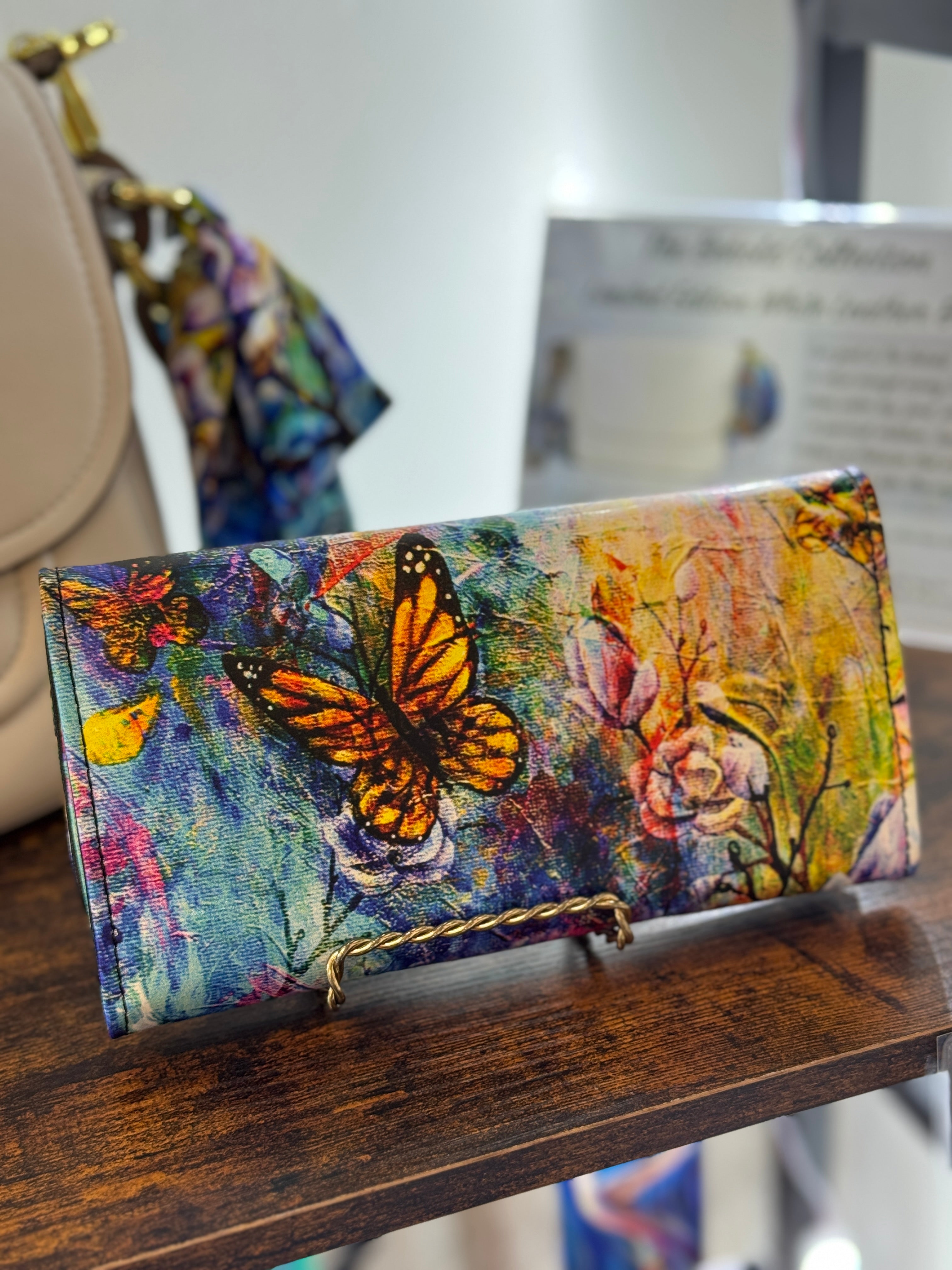 The Behold Collection Long Folding Wallet