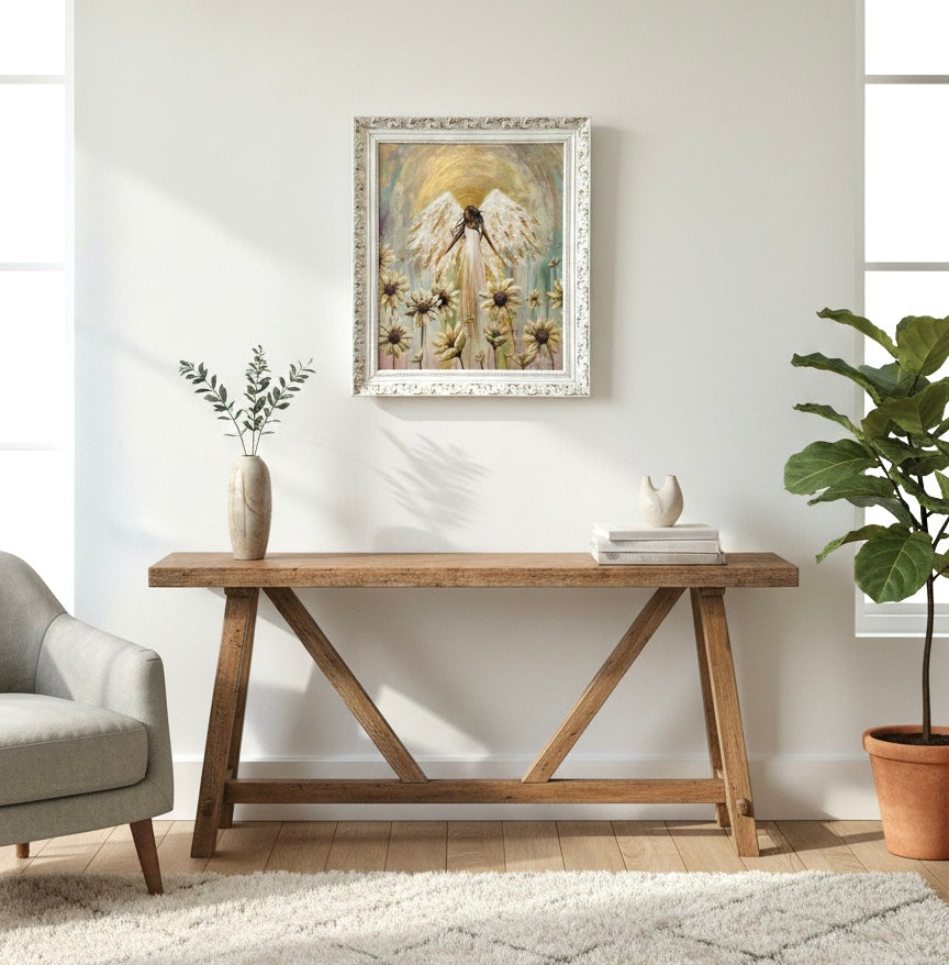 Sunflower Angel - Original Painting