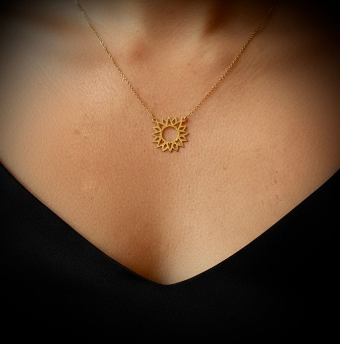 Sunflower Necklace