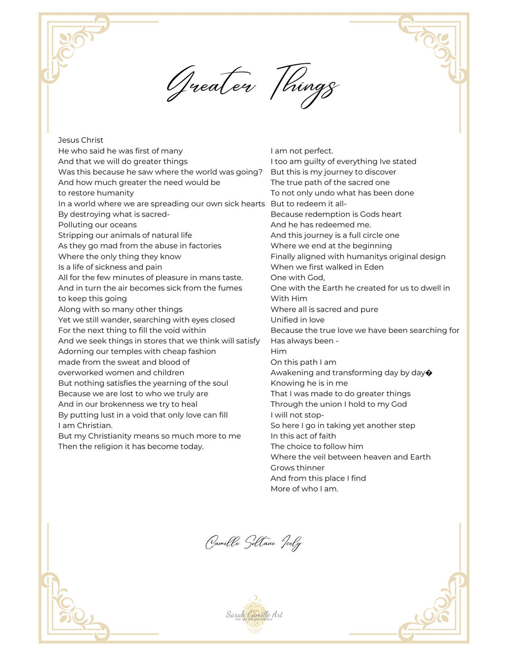 Greater Things