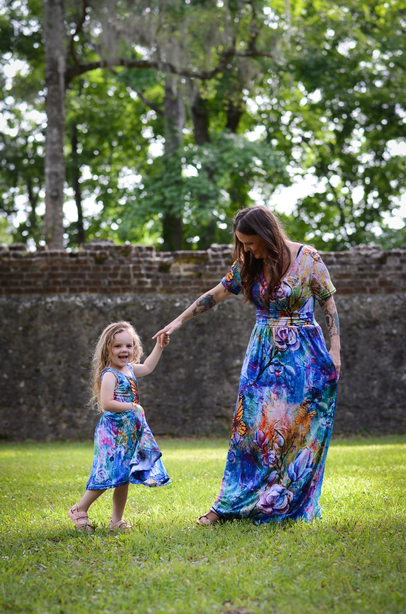 Behold V Neck Maxi Dress with Pockets