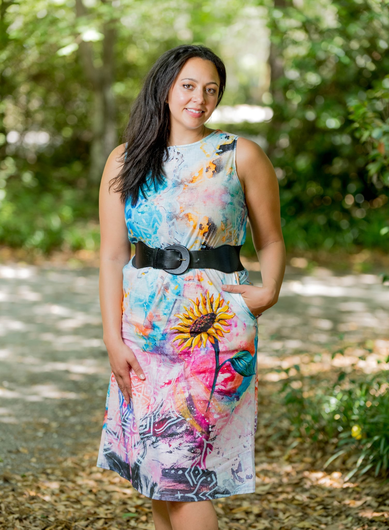 100% Cotton Shift Dress with Pockets (4 Designs)