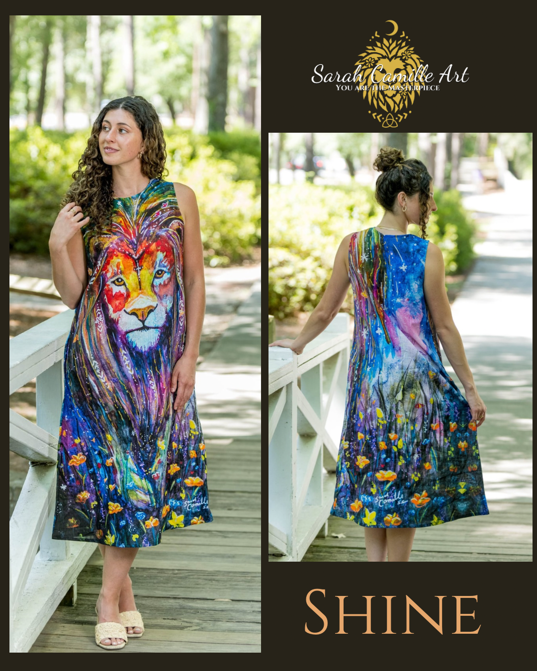 100% Cotton Shift Dress with Pockets (4 Designs)