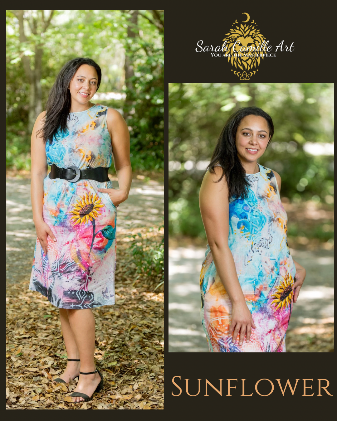 100% Cotton Shift Dress with Pockets (4 Designs)