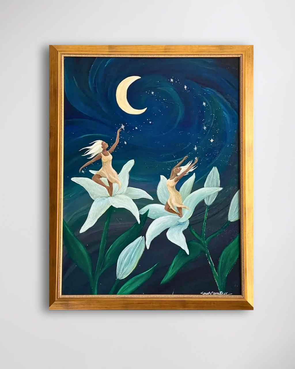 Night Lillies - Original Painting