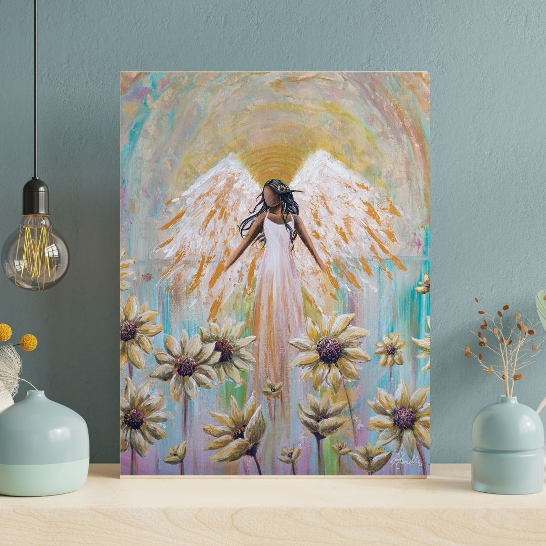Sunflower Angel - Original Painting