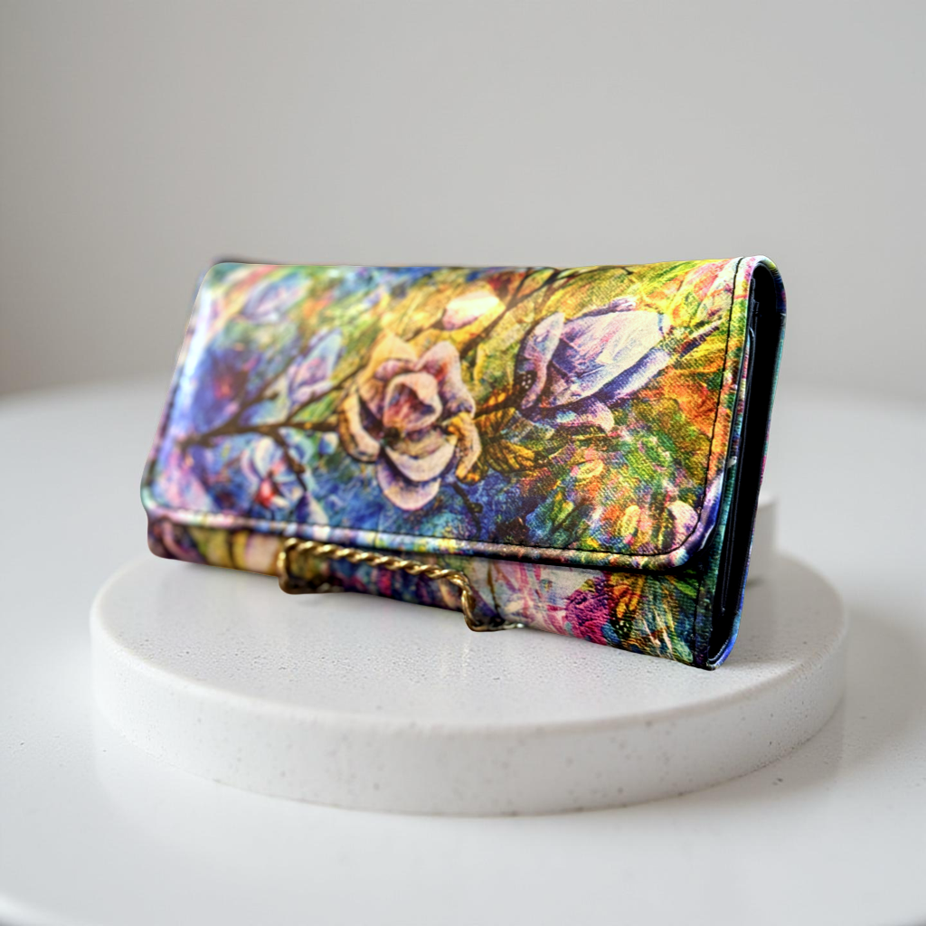 The Behold Collection Long Folding Wallet