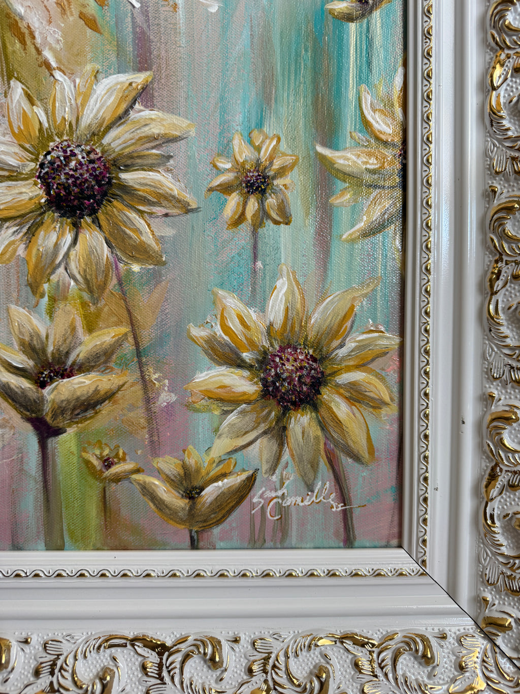 Sunflower Angel - Original Painting