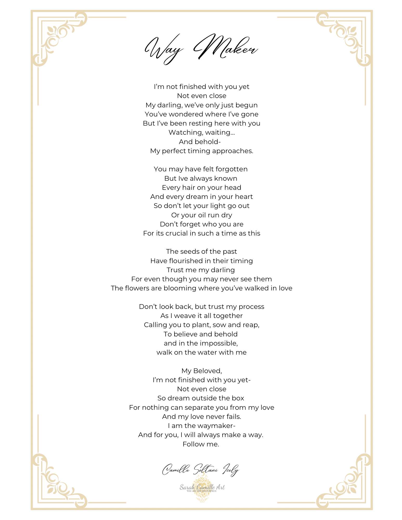 Waymaker - Original Painting