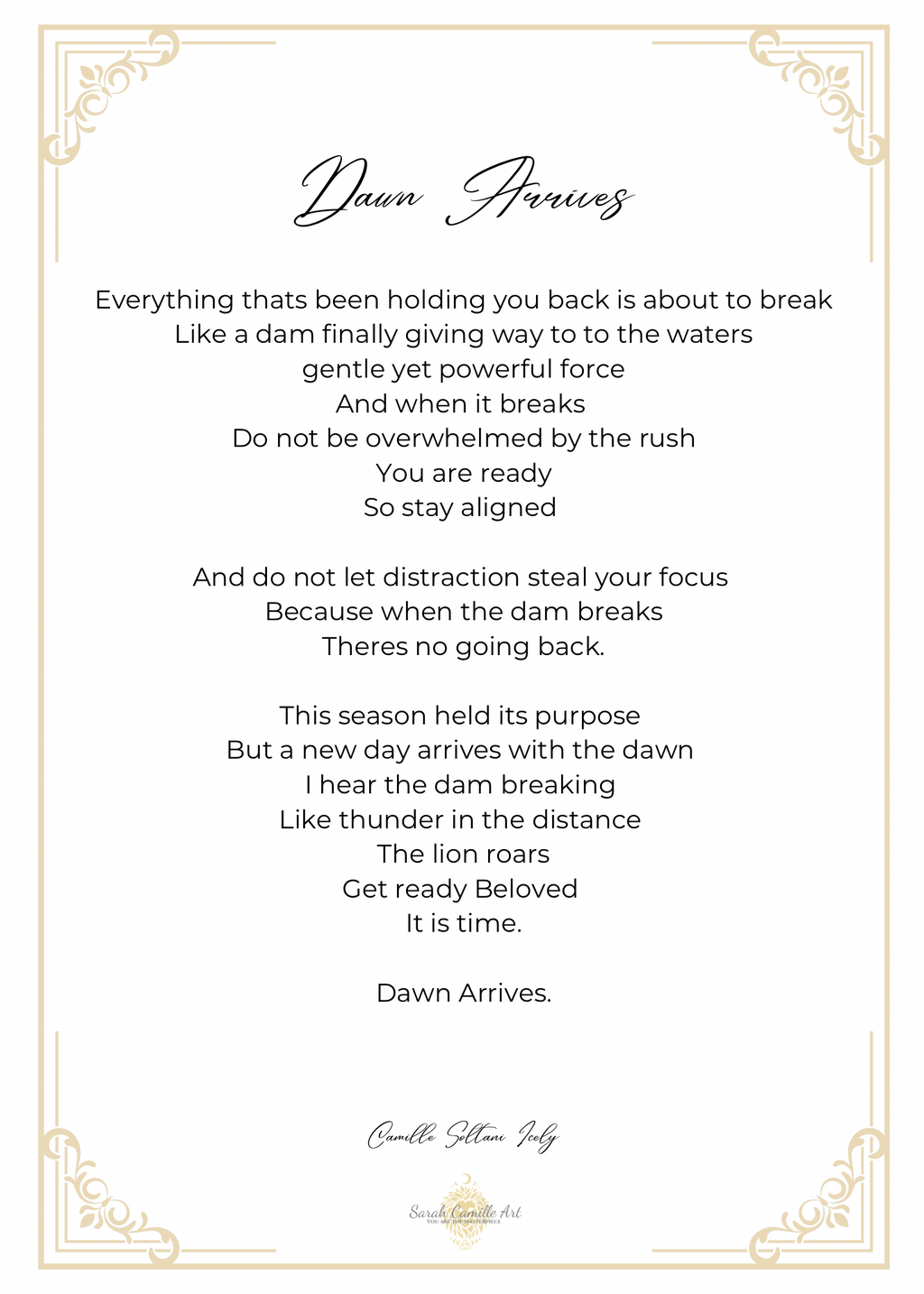 Dawn Arrives - Original Painting