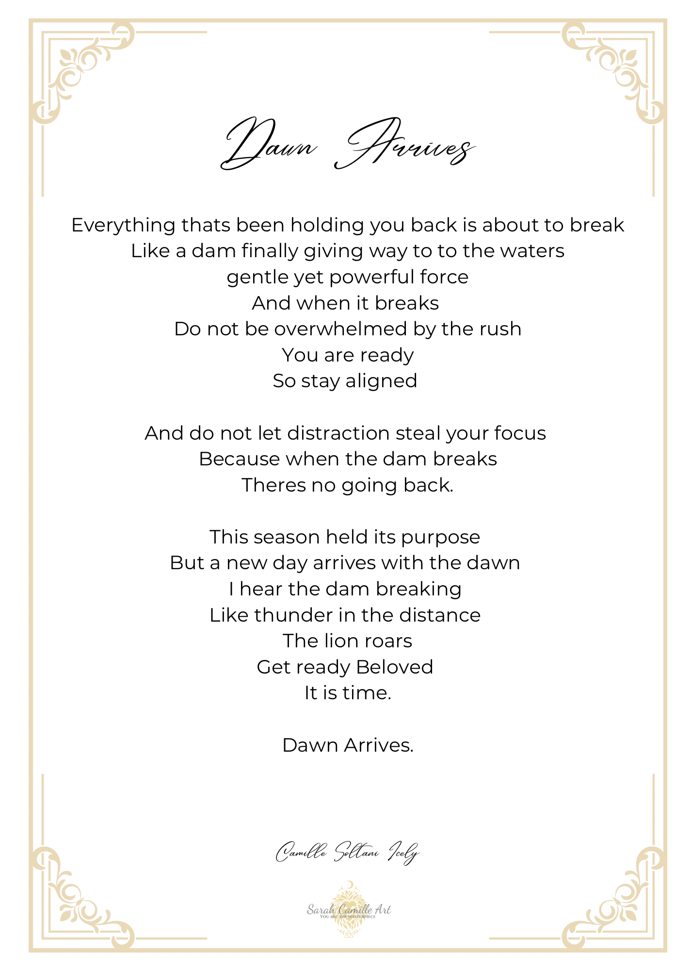 Dawn Arrives - Original Painting