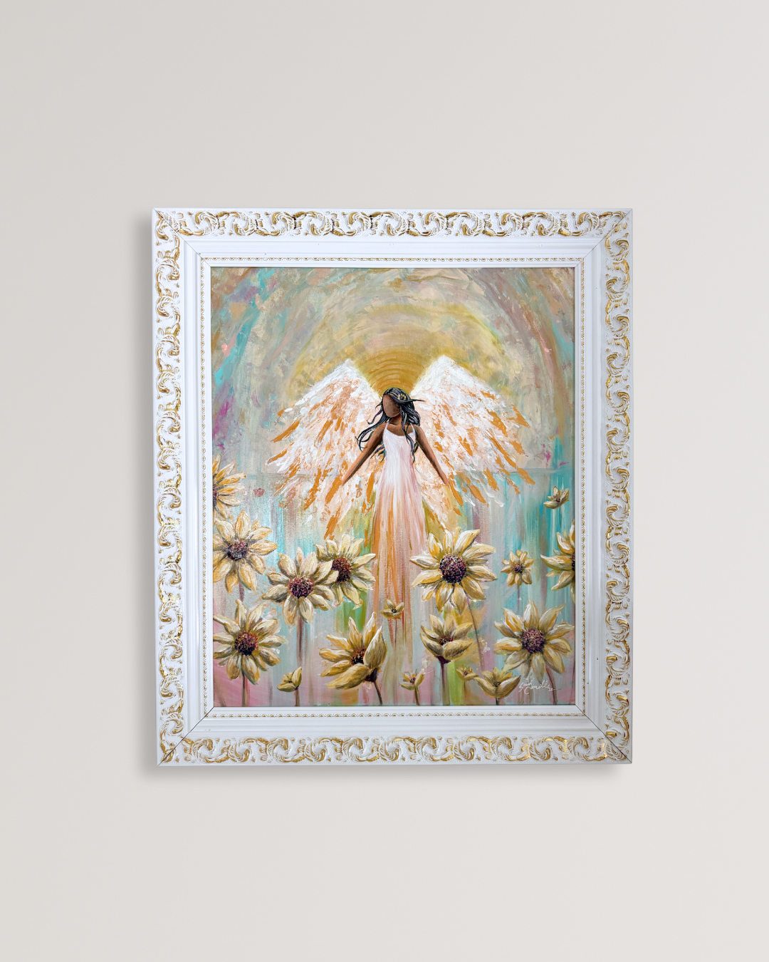 Sunflower Angel - Original Painting