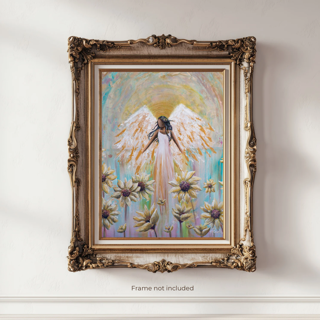 Sunflower Angel Fine Art Print